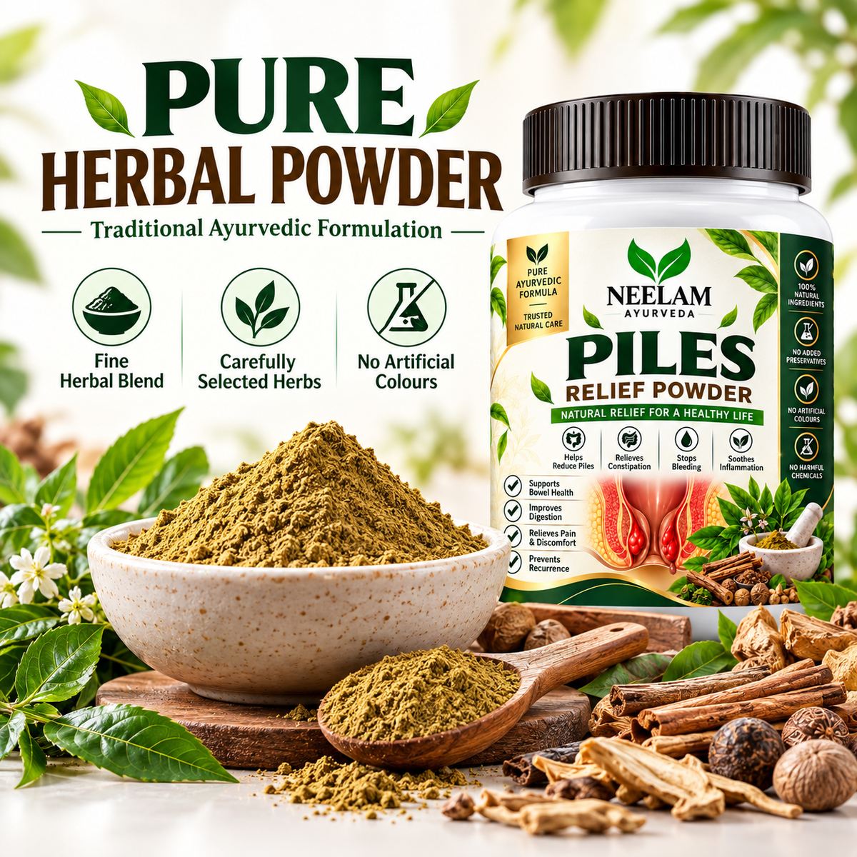 Piles Relief Powder