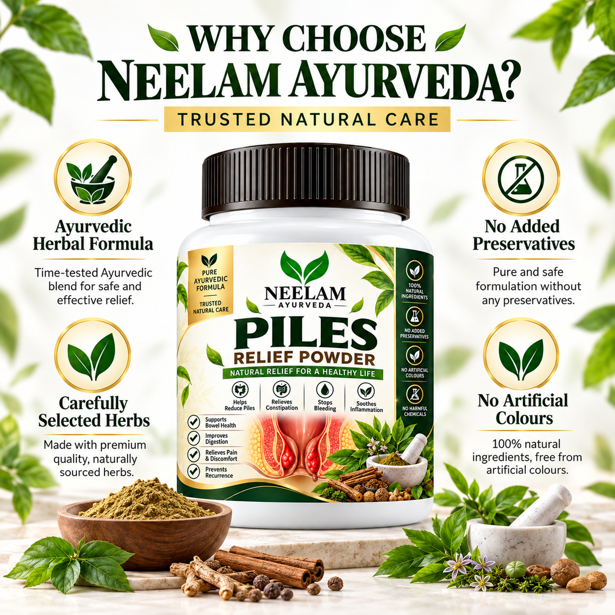 Piles Relief Powder